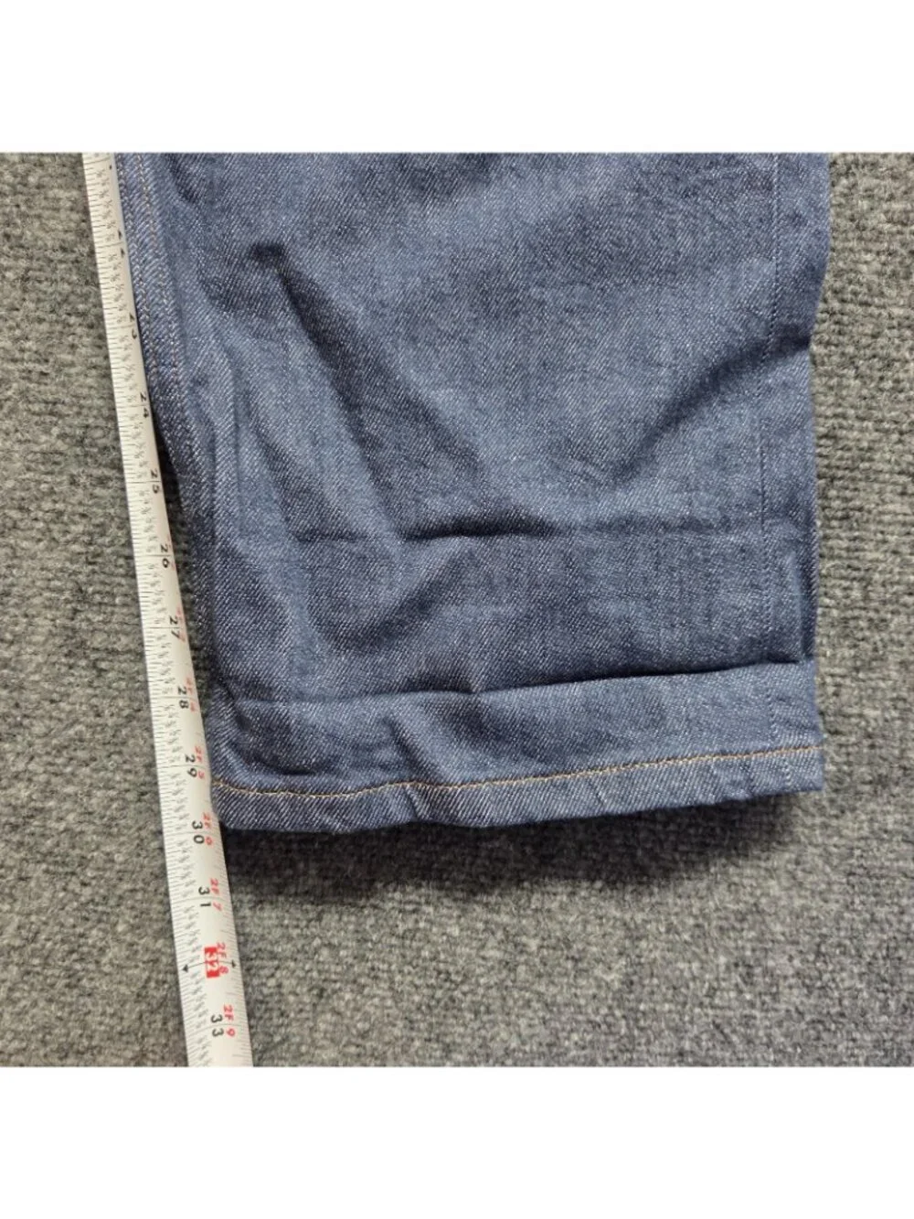 Everlane Selvedge Loose Straight Jeans Mens 32x30 Indigo Rinse Organic Cotton